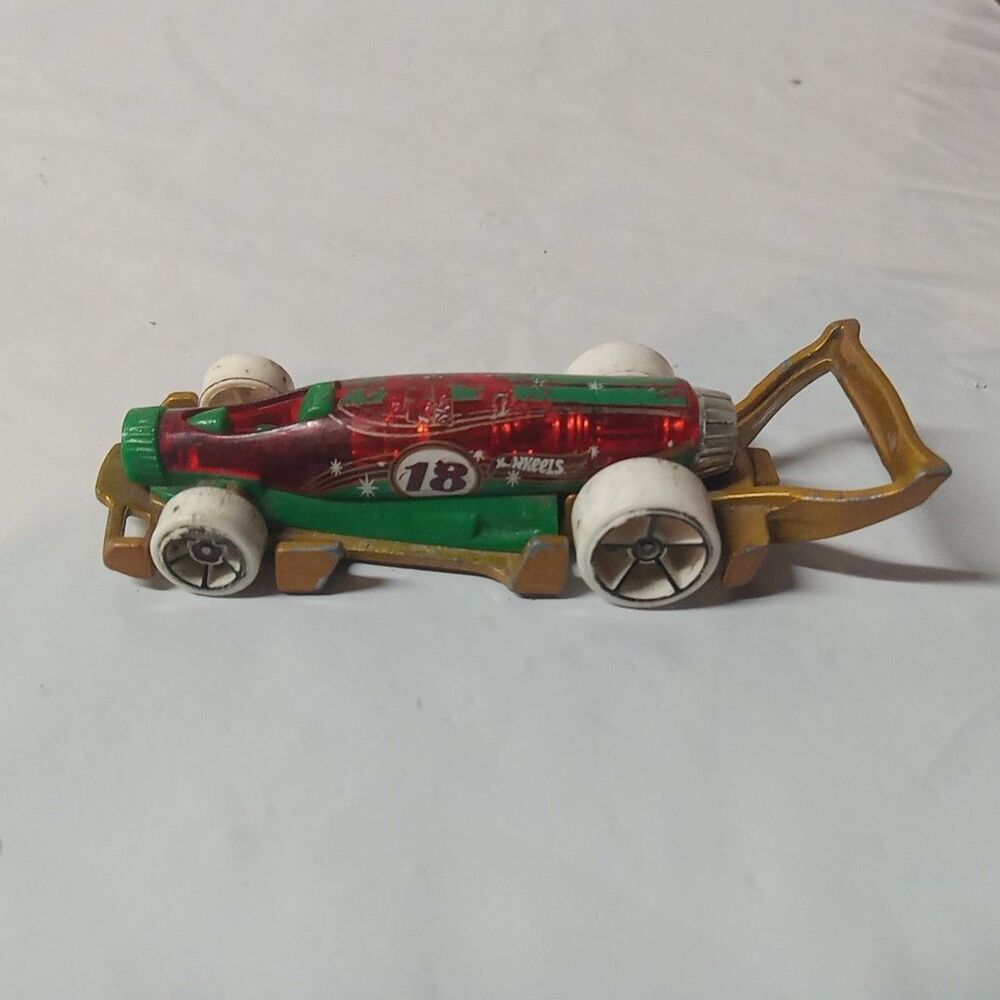 2008 Hot Wheels - Die Cast Carbonator - 2017 Happy New Year - Red Green